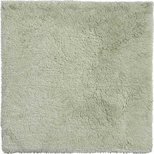 Grund organisch Garn Badteppich, 100% Bio-Baumwolle Garn, ultra soft, rutschfest, ÖKO-TEX-zertifiziert, 5 Jahre Garantie, CALO, WC-Vorlage o.A. 60x60 cm, jadegrün von Grund