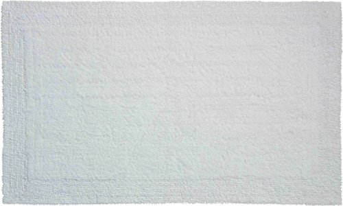 Grund organisch & beidseitig verwendbar Badteppich 100% Bio-Baumwolle, ultra soft, ÖKO-TEX-zertifiziert, 5 Jahre Garantie, LUXOR, Badematte 60x100 cm, weiss von Grund