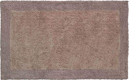 Grund organisch & beidseitig verwendbar Badteppich 100% Bio-Baumwolle, ultra soft, ÖKO-TEX-zertifiziert, 5 Jahre Garantie, LUXOR, Badematte 70x120 cm, taupe von Grund