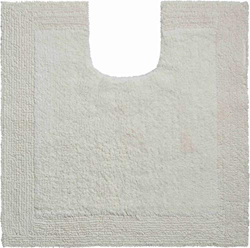 Grund organisch & beidseitig verwendbar Badteppich 100% Bio-Baumwolle, ultra soft, ÖKO-TEX-zertifiziert, 5 Jahre Garantie, LUXOR, WC-Vorlage m.A. 60x60 cm, natur von Grund