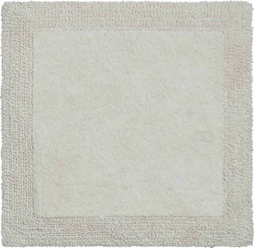 Grund organisch & beidseitig verwendbar Badteppich 100% Bio-Baumwolle, ultra soft, ÖKO-TEX-zertifiziert, 5 Jahre Garantie, LUXOR, WC-Vorlage o.A. 60x60 cm, natur von Grund