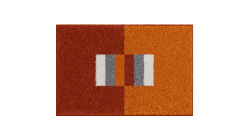 Linea Due CAPRICIO Badteppich 60x90cm orange von Grund
