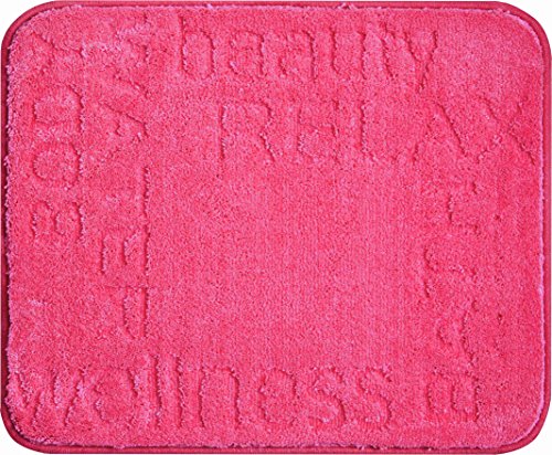 Linea Due Feeling Badteppich, 100% Polyester Magicsoft, Rose, 50 x 60 cm von Grund