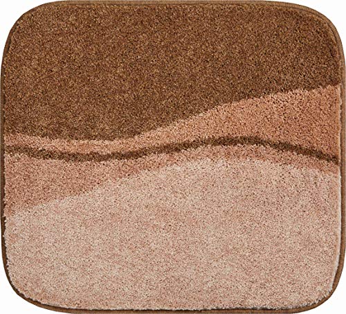 Linea Due Flash Badteppich, 100% Polyacryl, sehr weich, Beige, 55x60 cm von Grund