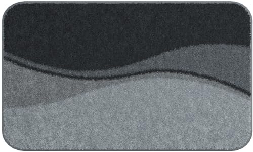 Linea Due Flash Badteppich 50x80cm anthrazit von Linea Due
