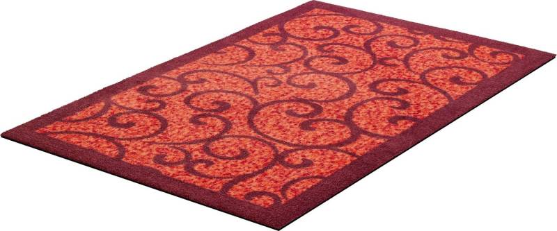 Teppich Grillo, Grund, rechteckig, Höhe: 8 mm, In- und Outdoor geeignet, verspieltes Design, Teppich mit Bordüre von Grund
