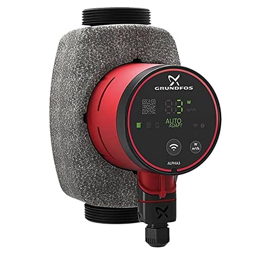 Grundfos Alpha3 HE-Umwälzpumpe 32-80 180 mm mit Bluetooth und Autoadapt Funktion 99371946 von Grundfos