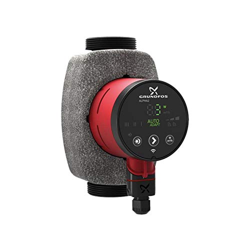 Grundfos Heizungsumwälzpumpe ALPHA2 230V PN 10 180 mm Typ 32-80 Rp 1 1/4Z von Grundfos