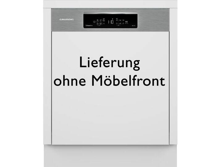 GRUNDIG vollintegrierbarer Geschirrspüler GNVP4410DW , A (A-G), silber (eh19), B:59,8cm H:81,8cm T:55cm, Geschirrspüler, seitlicher Statusindikator von Grundig