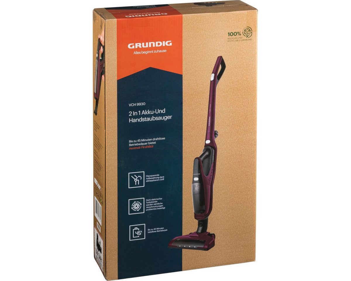 Grundig Akku-Handstaubsauger VCH 9930 2-in-1 Akku Staubsauger von Grundig