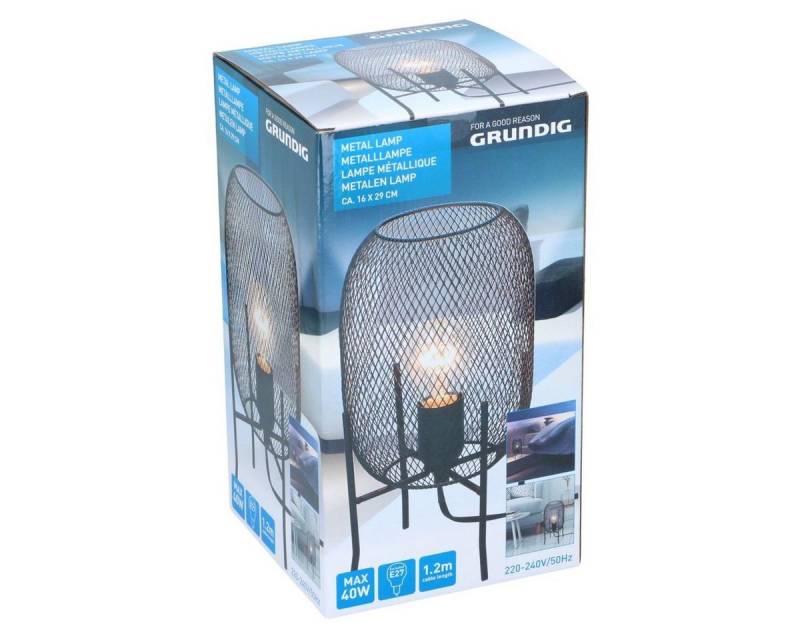 Grundig Lampenschirm Grundig Metalllampe ca. 16 x 29 cm in schwarz dekorative Stehlampe, Spannung ca. 220 - 240 V ~ 50 Hz Grundig Lampenschirm Grundig Metalllampe ca. 16 x 29 cm in schwarz dekorative Stehlampe, Spannung ca. 220 - 240 V ~ 50 Hz von Grundig