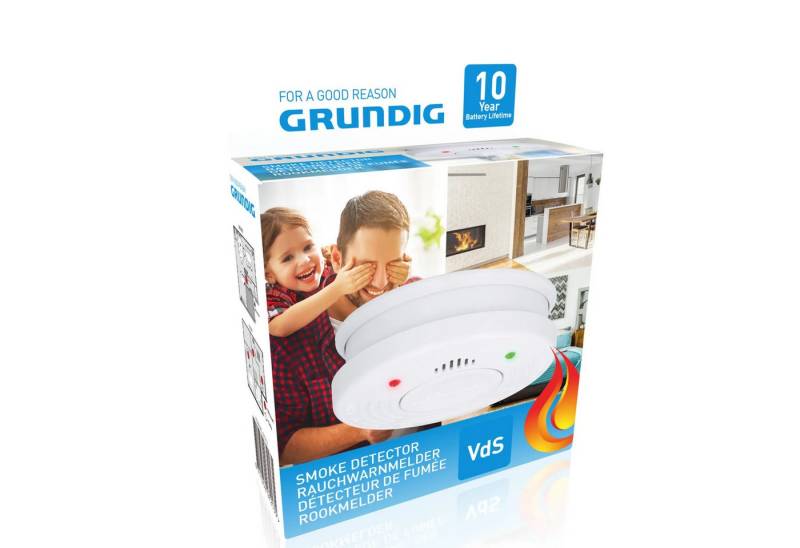 Grundig Optischer Rauchmelder 10 Jahre Batterielebensdauer 85dB Rauchmelder Grundig Optischer Rauchmelder 10 Jahre Batterielebensdauer 85dB Rauchmelder von Grundig