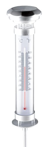 Grundig Solar Light Thermometer, silber, 9 x 9 x 57 cm von GRUNDIG