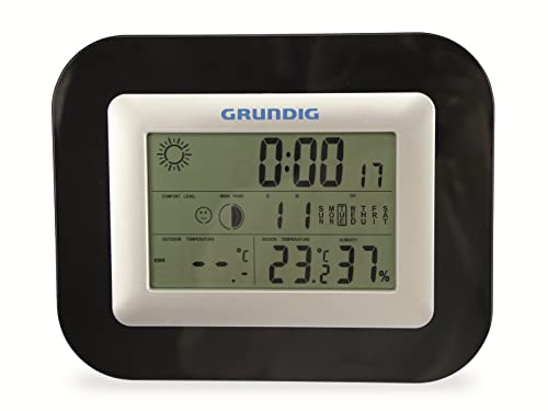 Grundig Wetterstation - mit Thermometer - schwarz von GRUNDIG