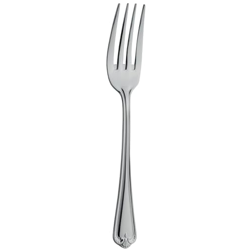 Grunwerg DFJSR Jesmond Besteck 12er Set Dessertgabel, Edelstahl, Silber, 12 von Grunwerg