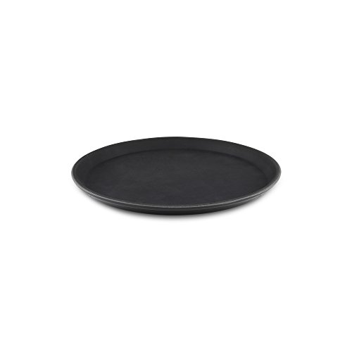 Grunwerg PN-1100 Essenstablett, Kunststoff, schwarz, 11", 27 x 27 x 2 cm von Grunwerg