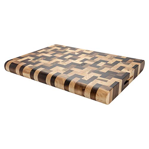 Grunwerg Rockingham Forest Multi-Holz Schneidebrett – Akazie, Verkohlte Akazie & Kautschukholz – Rechteckig, 40 x 30 cm Grunwerg Rockingham Forest Multi-Holz Schneidebrett – Akazie, Verkohlte Akazie & Kautschukholz – Rechteckig, 40 x 30 cm von Grunwerg