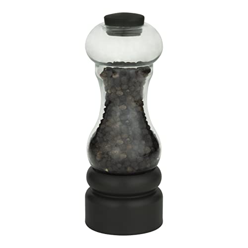 Grunwerg Molinillo de sal o pimienta, plástico, negro mate von Grunwerg