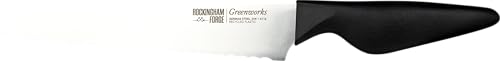 Rockingham Forge Greenworks Brotmesser 20 cm, Schwarz von Rockingham Forge