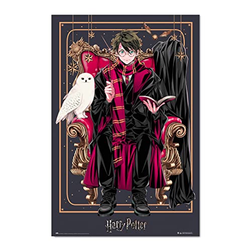 Grupo Erik Harry Potter Poster - Poster Harry Potter Wizard Dynasty - Kunstdruck - Deko Wohnzimmer oder Deko Schlafzimmer - Größe : 61 x 91 - Offizielle Lizenz - Harry Potter Fanartikel von Grupo Erik Editores, S.L.