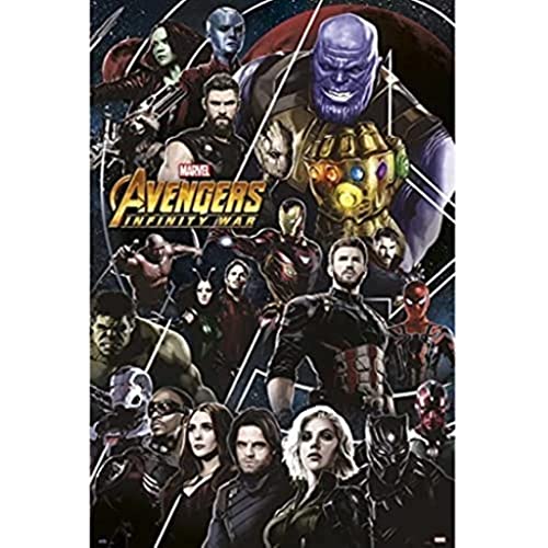 Grupo Erik Editores gpe5243 – Avengers Poster Infinity war Marvel, 61 x 91,5 cm von Grupo Erik Editores