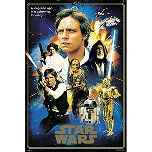 Poster Star Wars - 40th Anniversary - Heroes - 61 x 91.5 cm von Grupo Erik Editores