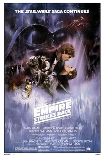 Grupo Erik Star Wars Deko - Star Wars Das Imperium schlägt zurück Poster - Kunstdruck - Deko Wohnzimmer oder Deko Schlafzimmer - Größe : 61 x 91, 5 cm - Originales Geschenk - Offizielle Lizenz von Grupo Erik