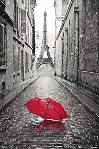 Paris - Roten Regenschirm von Grupo Erik Editores