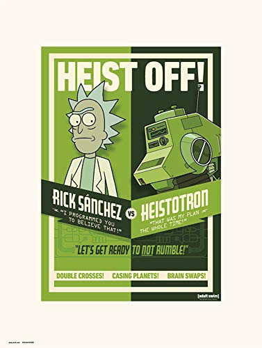 Erik Kunstdruck Rick & Morty Staffel 4 Heist Off - Print von Grupo Erik