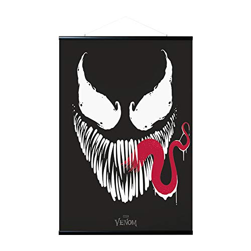 Erik Magnetische Posterleiste mit Poster - Venom Face - Poster mit Rahmen Erik Magnetische Posterleiste mit Poster - Venom Face - Poster mit Rahmen von Grupo Erik