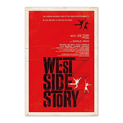 Grupo Erik West Side Story Poster - Kunstdruck - Deko Wohnzimmer oder Deko Schlafzimmer - Zimmer Deko - Größe : 61 x 91, 5 cm - Originales Geschenk - Offizielle Lizenz von Grupo Erik