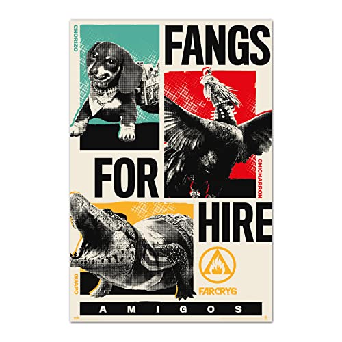 Farcry6 Poster Fang for Hire - Deko-Poster Farcry6 - Erik-Gruppe - offizielles Lizenzprodukt Farcry6 Poster Fang for Hire - Deko-Poster Farcry6 - Erik-Gruppe - offizielles Lizenzprodukt von Grupo Erik