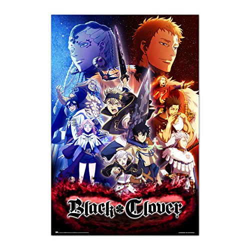 Grupo Erik Anime Poster - Black Clover Poster - Kunstdruck - Deko Wohnzimmer oder Deko Schlafzimmer - Kunstdruck - Deko Wohnzimmer - Größe : 61 x 91 - Anime Deko - Anime Merch - Anime Geschenke Grupo Erik Anime Poster - Black Clover Poster - Kunstdruck - Deko Wohnzimmer oder Deko Schlafzimmer - Kunstdruck - Deko Wohnzimmer - Größe : 61 x 91 - Anime Deko - Anime Merch - Anime Geschenke von Grupo Erik