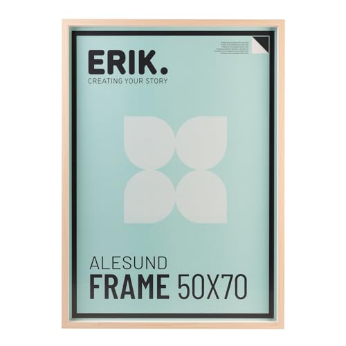Grupo Erik Bilderrahmen 50X70 cm Alesund Buche - Bilderrahmen Buche Rahmen aus Kunststoff MDF Bild Wanddeko Grupo Erik Bilderrahmen 50X70 cm Alesund Buche - Bilderrahmen Buche Rahmen aus Kunststoff MDF Bild Wanddeko von Grupo Erik