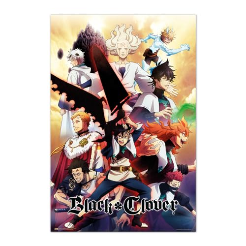 Grupo Erik Black Clover Reincarnation Arc Poster - 91x61.5cm - Versand gerollt - Coole Poster - Kunstposter - Poster & Drucke - Wandposter von Grupo Erik