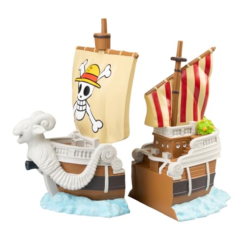 Grupo Erik Buchstütze One Piece Schiff Figur Buchständer Buchstütze Kinder und Erwachsene 15 x 20 x 10,8 cm y 11,5 x 18 x 10,5 cm Offizieller Manga Anime Onepiece Merch Geschenke von Grupo Erik