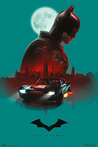 Grupo Erik DC Comics Poster - Batman Poster - Kunstdruck - Deko Wohnzimmer oder Deko Schlafzimmer - Deko Zimmer - Größe : 61 x 91 - Offizielle Lizenz - The Batman Fanartikel von Grupo Erik