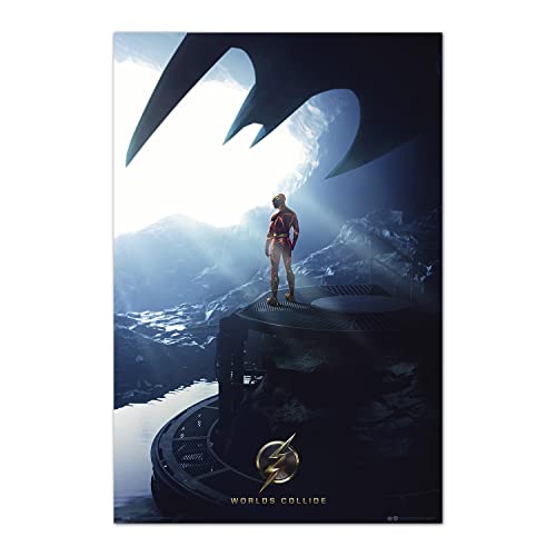 Grupo Erik DC Comics The Flash - Batcave Poster - 91 x 61,5 cm - Versand gerollt - Coole Poster - Kunstposter - Poster & Drucke - Wandposter von Grupo Erik Editores, S.L.