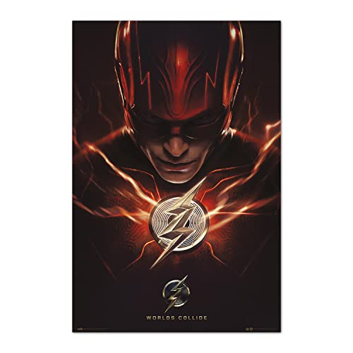 Grupo Erik DC Comics The Flash - Flash Poster - 91 x 61,5 cm - Versand gerollt - Coole Poster - Kunstposter - Poster & Drucke - Wandposter von Grupo Erik