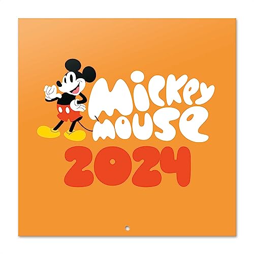 Grupo Erik Disney Kalender 2024 Wandkalender 2024 - Mickey Mouse Kalender 2024 Familienplaner 30 x 30 cm Jahreskalender 12 Monate + Geschenkposter von Grupo Erik Editores, S.L.