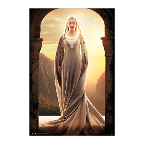 Grupo Erik Poster The Hobbit Galadriel Kunstdruck - Deko Wohnzimmer oder Deko Schlafzimmer - Deko Zimmer - Größe 61 x 91 - Offizieller The Hobbit Fanartikel von Grupo Erik