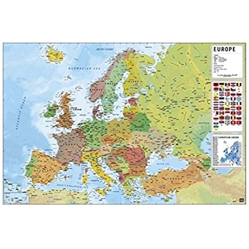 Grupo Erik Editores Europe Map – Poster, 61 x 91.5 cm von Grupo Erik