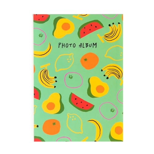 Grupo Erik Fotoalbum Einsteckalbum 10x15 Fruits - Foto Einsteckalbum 10x15 - Fotobuch für 36 Fotos Erinnerungsbuch Grün von Grupo Erik