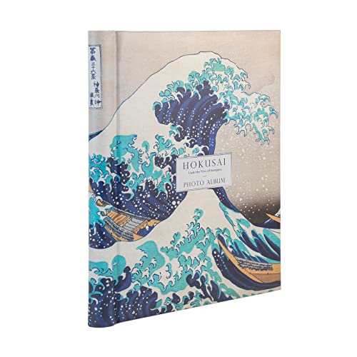 Grupo Erik Fotoalbum zum Selbstgestalten Die Große Welle vor Kanagawa Hokusai Scrapbook Weiße Seiten - Fotoalbum Klein 24x32 cm - Photoalbum 30 selbstklebend Seiten - Fotobuch zum Selbstgestalten von Grupo Erik