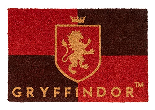 Grupo Erik Kokosmatte Fußmatte Harry Potter Gryffindor - Schmutzfangmatte 40x60 cm - Fussmatte Lustig - Türmatte Innen Harry Potter Fanartikel von Grupo Erik