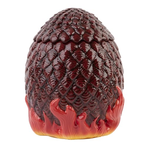 Grupo Erik Keksdose Keramik House of the Dragon - Keksglas mit Deckel Groß 20 x 11,5 x 13,5 cm Vorratsbehälter mit Deckel Offizieller Game of Thrones Merch,Rot Grupo Erik Keksdose Keramik House of the Dragon - Keksglas mit Deckel Groß 20 x 11,5 x 13,5 cm Vorratsbehälter mit Deckel Offizieller Game of Thrones Merch,Rot von Grupo Erik