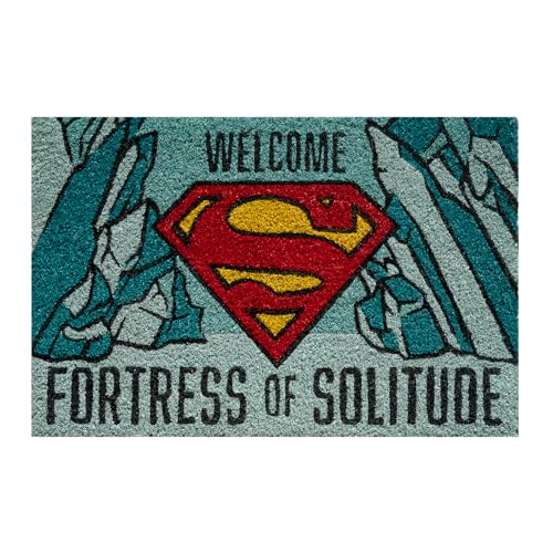 Grupo Erik Kokosmatte Fußmatte DC Comics Superman - Schmutzfangmatte 40x60 cm - Fussmatte Lustig - Türmatte Innen DC Comics Geschenke von Grupo Erik