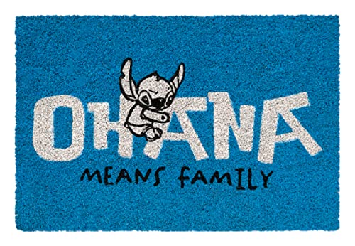 Grupo Erik Kokosmatte Fußmatte Disney Stitch - Schmutzfangmatte 40x60 cm - Fussmatte Lustig - Türmatte Innen Disney Geschenke von Grupo Erik