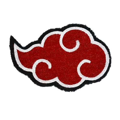 Grupo Erik Kokosmatte Fußmatte Naruto Shippuden Akatsuki - Schmutzfangmatte ca. 40x60 cm - Fussmatte Lustig - Türmatte Innen Iron Maiden Merch von Grupo Erik