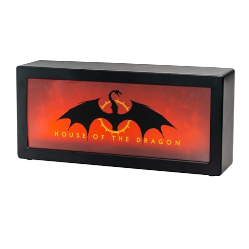 Grupo Erik LED Lampe House of the Dragon LED Licht Deko - Stimmungslicht Schreibtisch - Nachttischlampe Kinder und Erwachsene Zubehör - Offizieller Game of Thrones Fanartikel von Grupo Erik